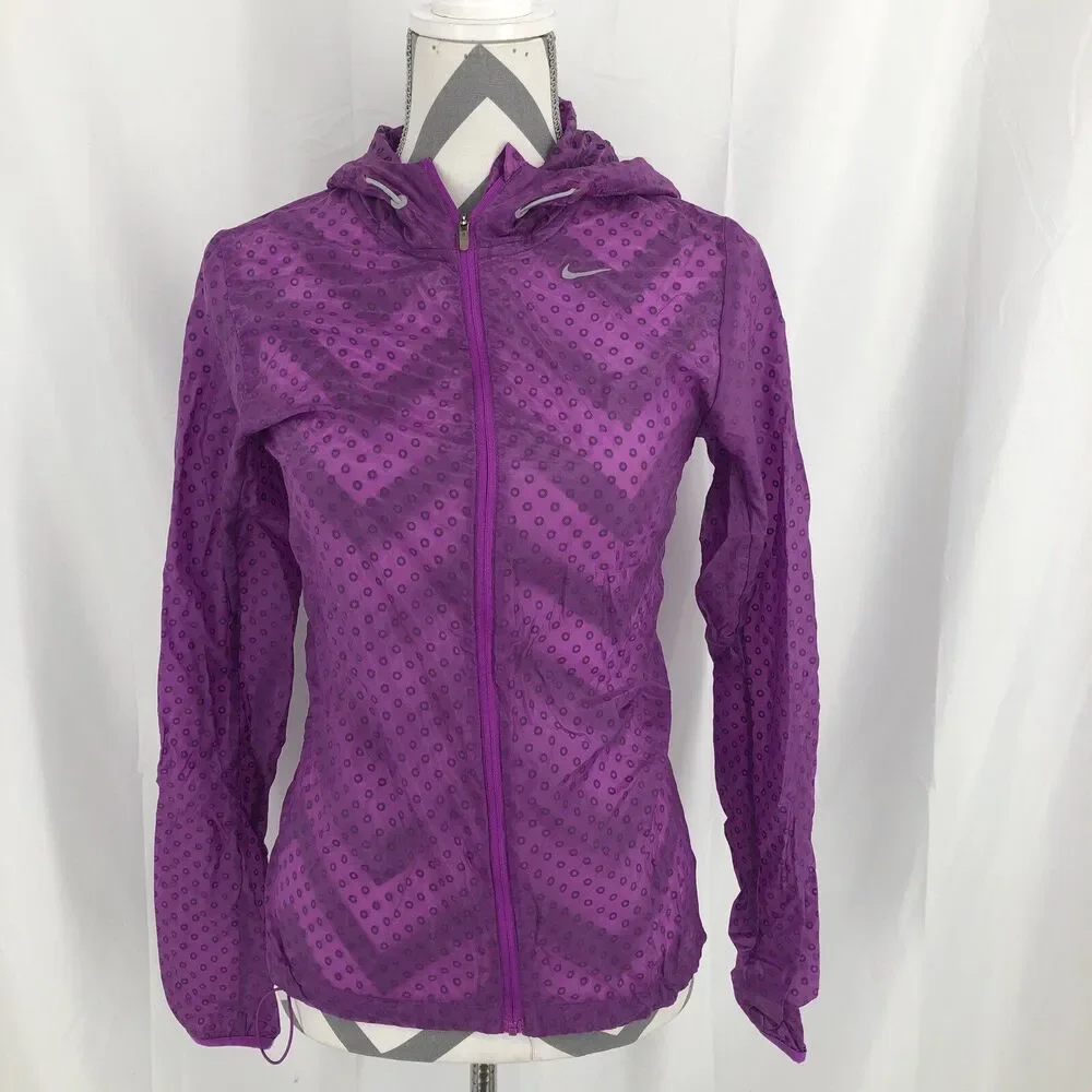 Nike Windrunner Running Jacket Size XS-purple
